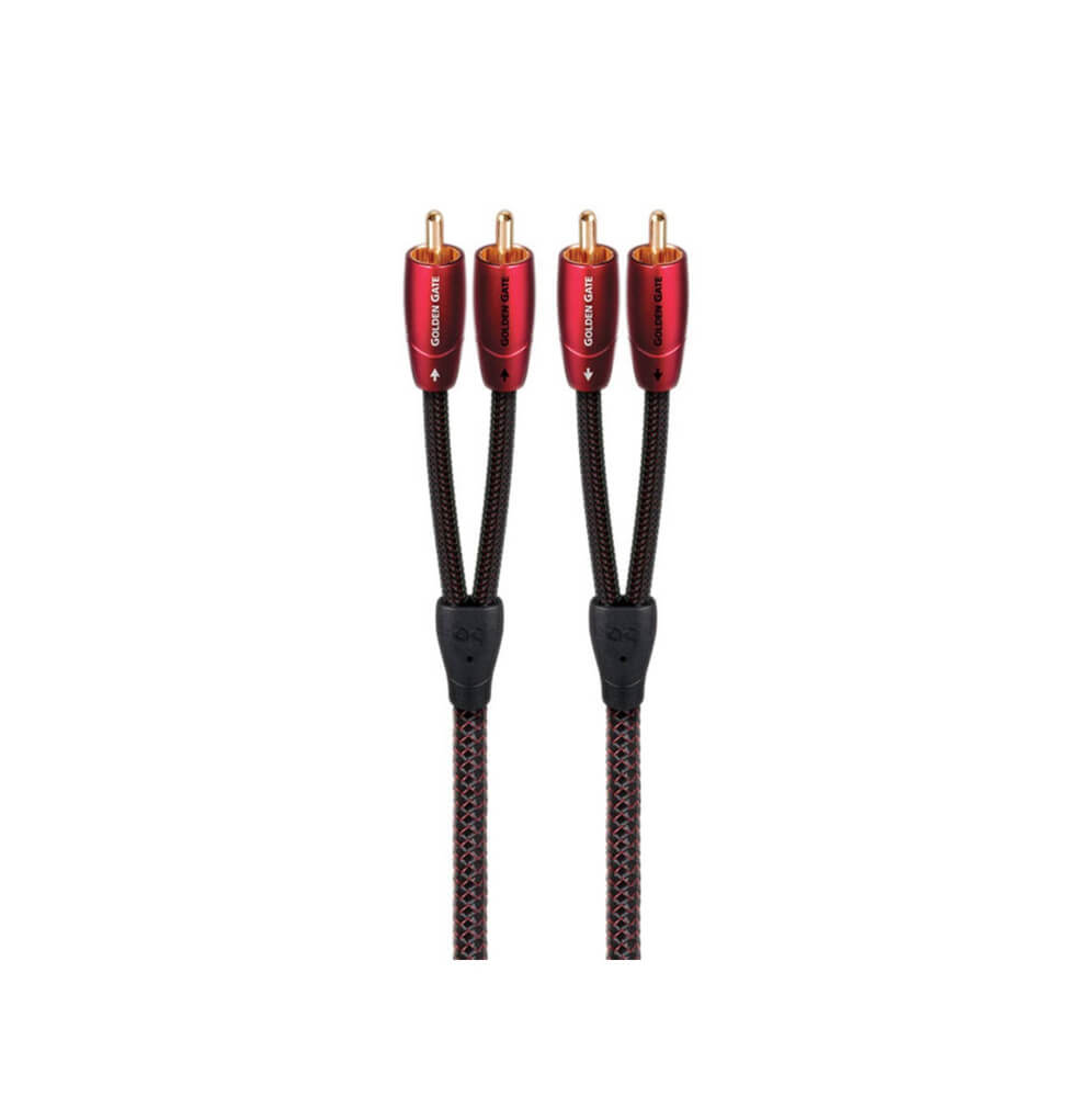 สายสัญญาณอนาล็อก AUDIOQUEST : GOLDEN GATE (RCA TO RCA) (2.0M)